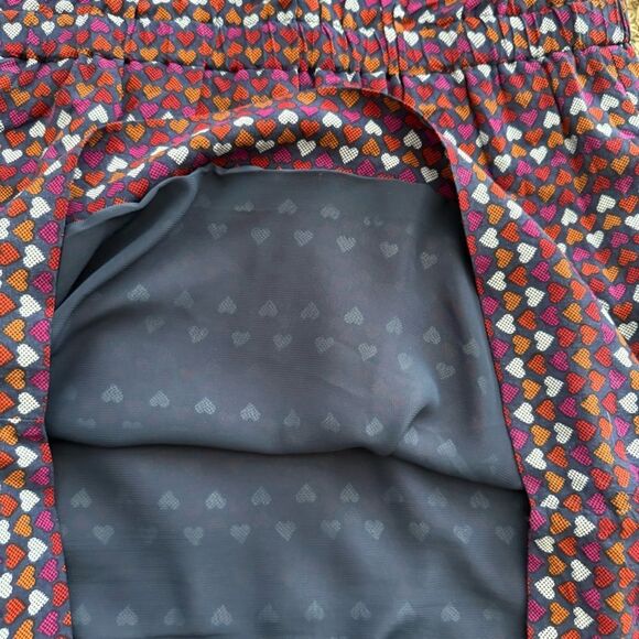 Q-Mack Multicolor Heart Patterned Lined Mini Dress Preowned in Good Condition - Picture 5 of 9
